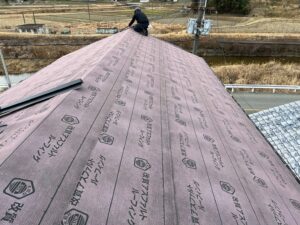 ゴムアスルーフィング　屋根防水 