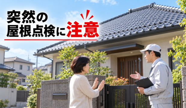 東大阪市で注意したい屋根修理の訪問販売と点検商法